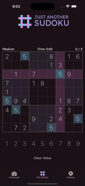 Just Another Sudoku screenshot 3