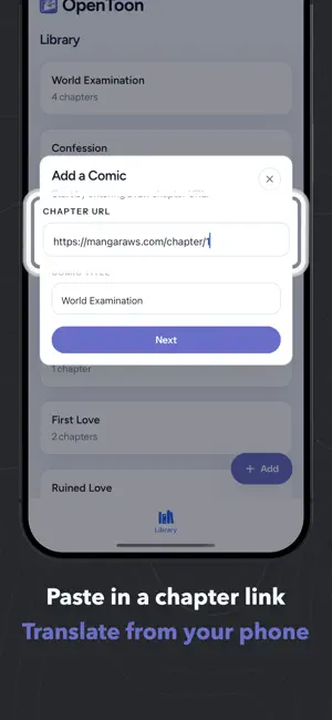 OpenToon - Manga Translator iPhone screenshot 2