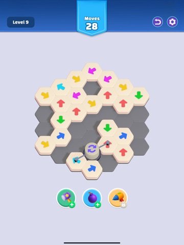 Hexa Block Away: Melody Puzzle iPad screenshot