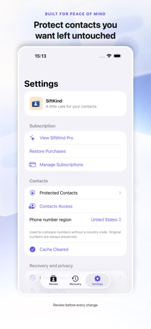 SiftKind: Contact Cleaner Screenshot 7 of 8