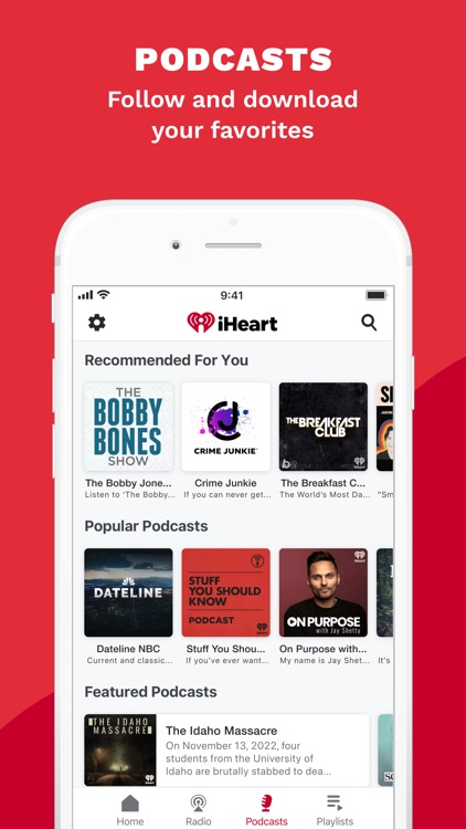 iHeart: Radio, Podcasts, Music screenshot-4