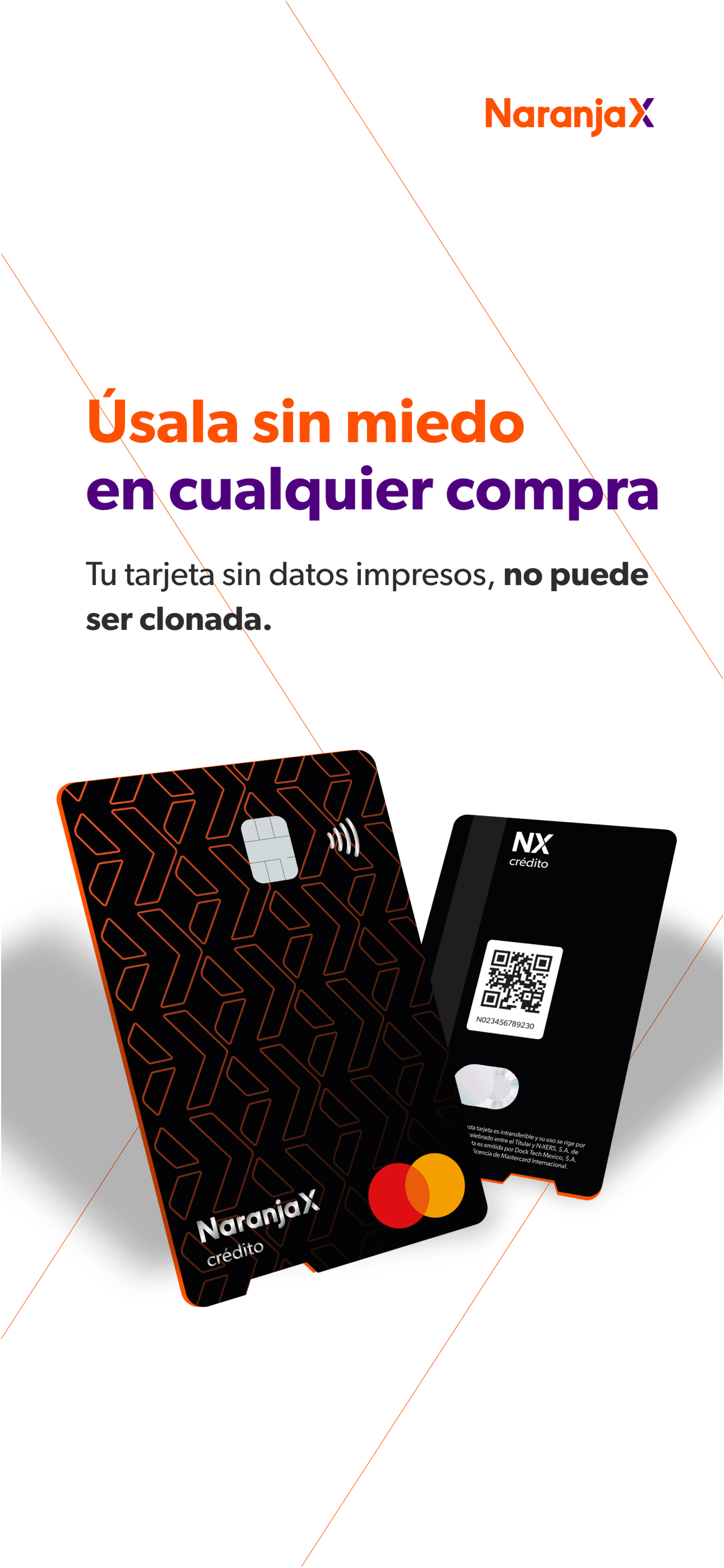 Tarjeta de crédito Naranja X