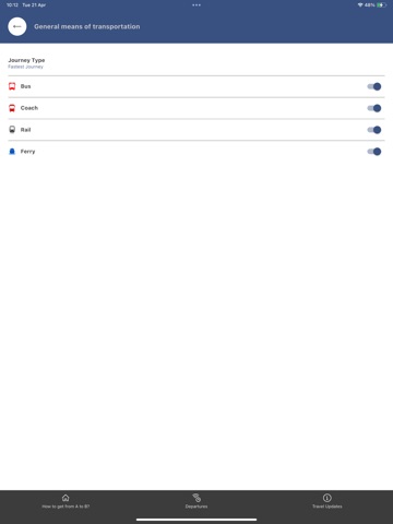 Merseytravel Journey Planner iPad screenshot 6