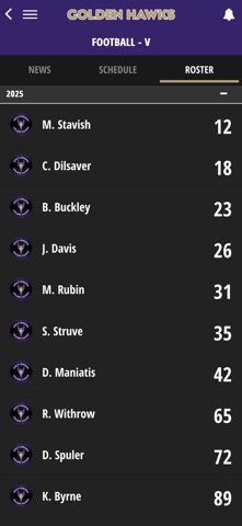Holly Springs Golden Hawks iPhone screenshot