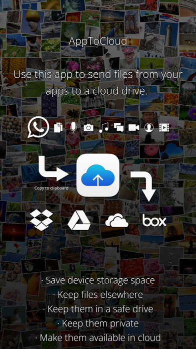 AppToCloud - Copy to cloud Screenshot