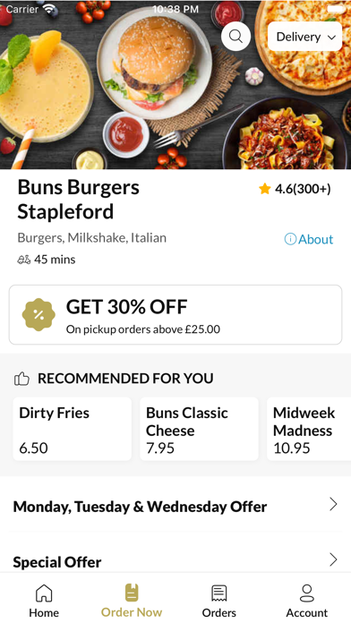 Buns Burgers Stapleford Screenshot