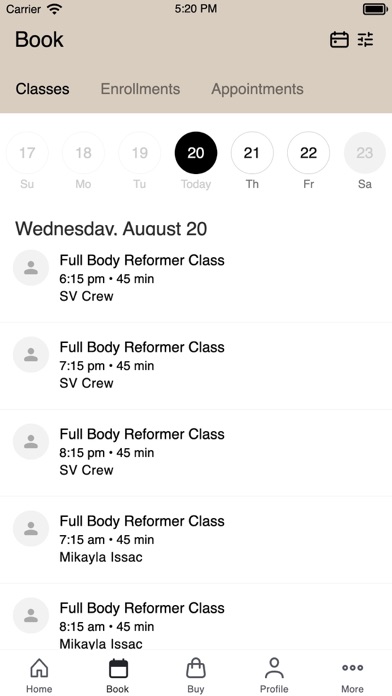 App screenshot