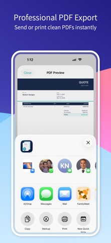 Invoice & Receipt Maker – PDF Screenshot 4 of 7