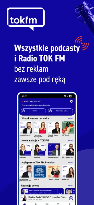 TOK FM - Radio i Podcasty screenshot 1 of 7