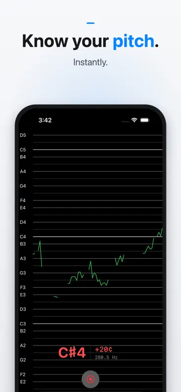 PitchMonitorPro - Vocal Visual screenshot 2 of 10