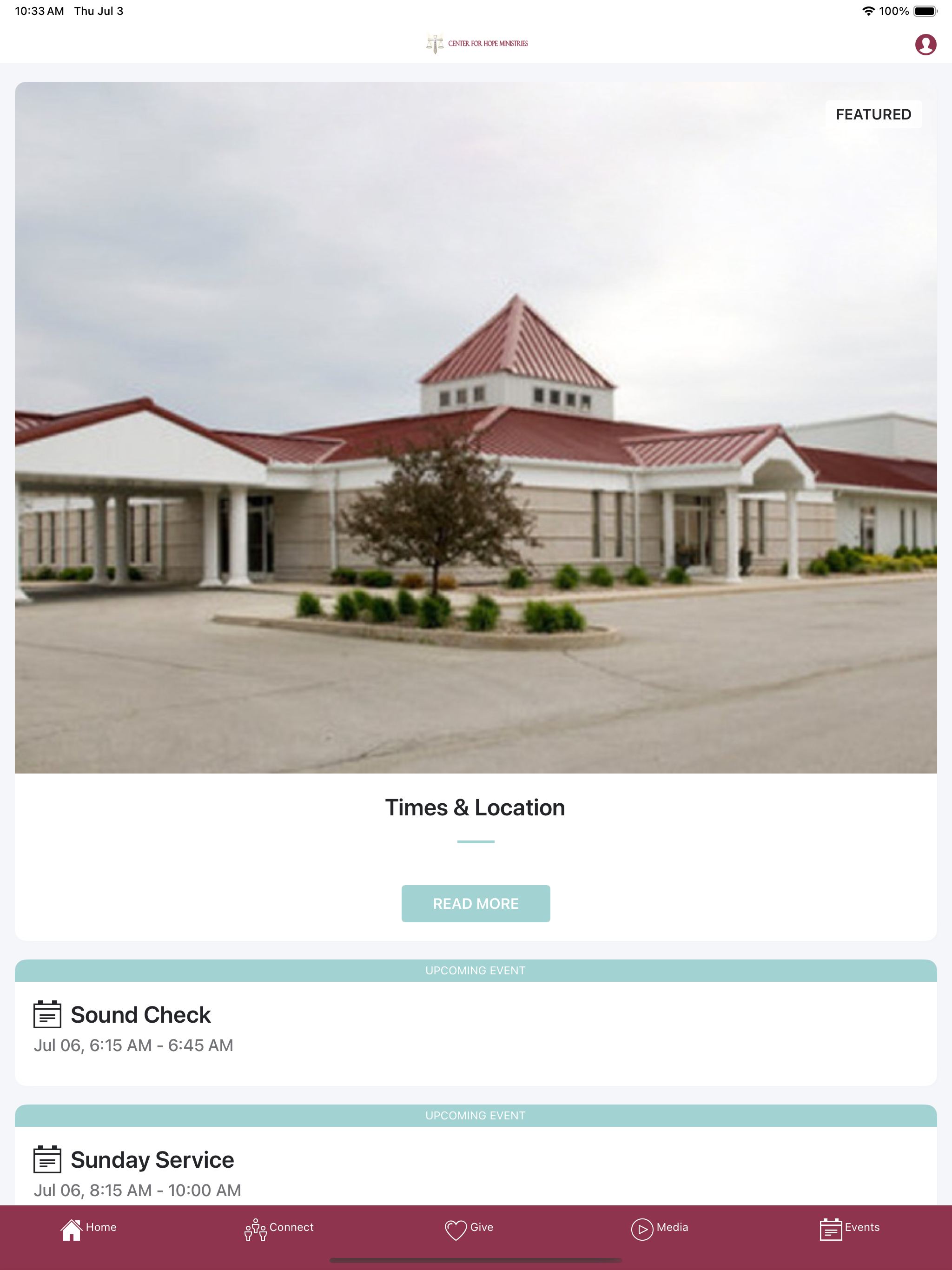 Center For Hope Ministries Inc