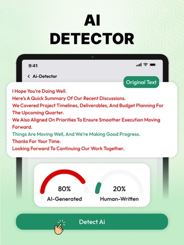 Humanize AI Text Humanizer iPad screenshot