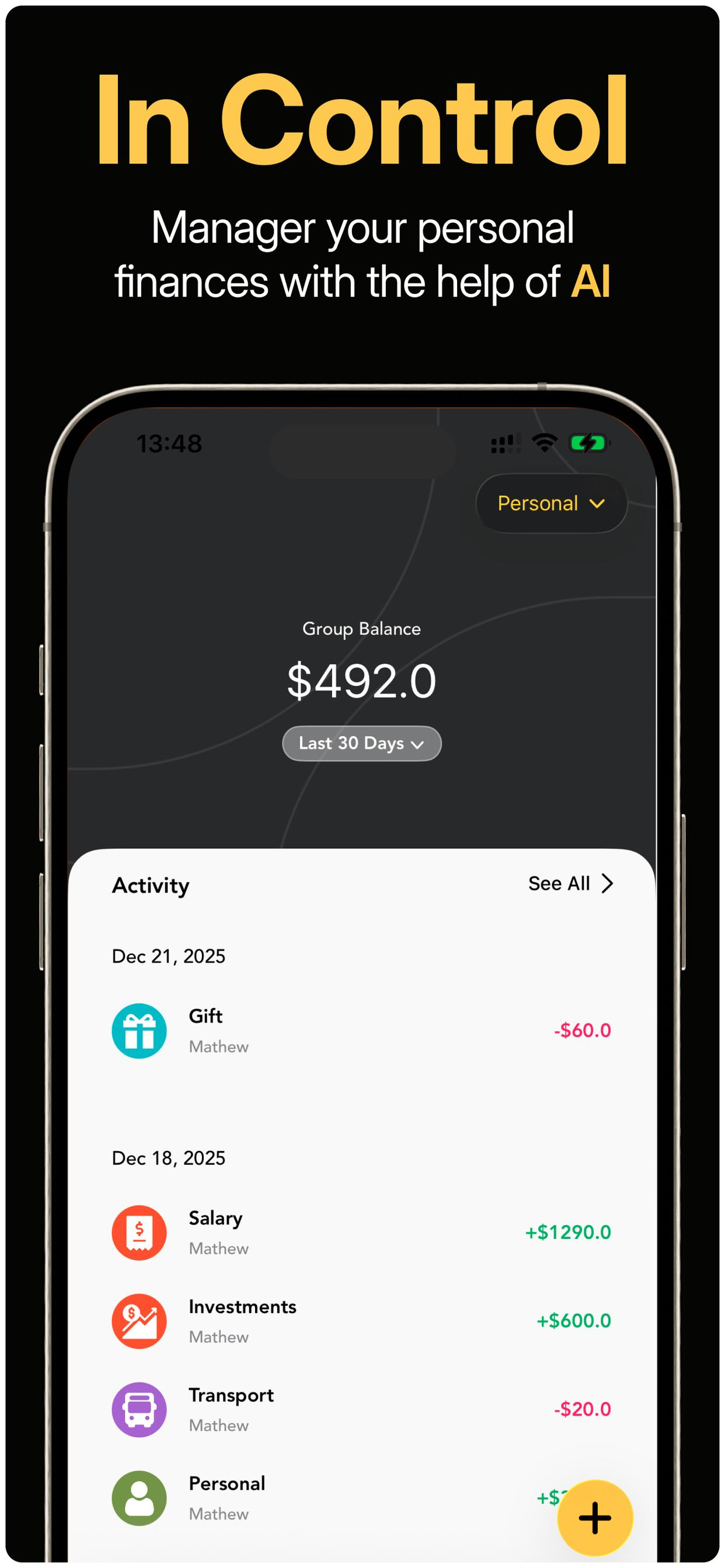 Money tracker - GroupPay