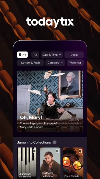 Screenshot 1 of TodayTix – Broadway Tickets App
