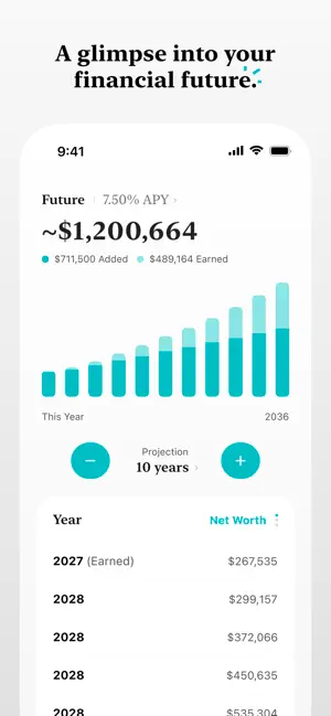 Worth: Track your net worth screenshot 2