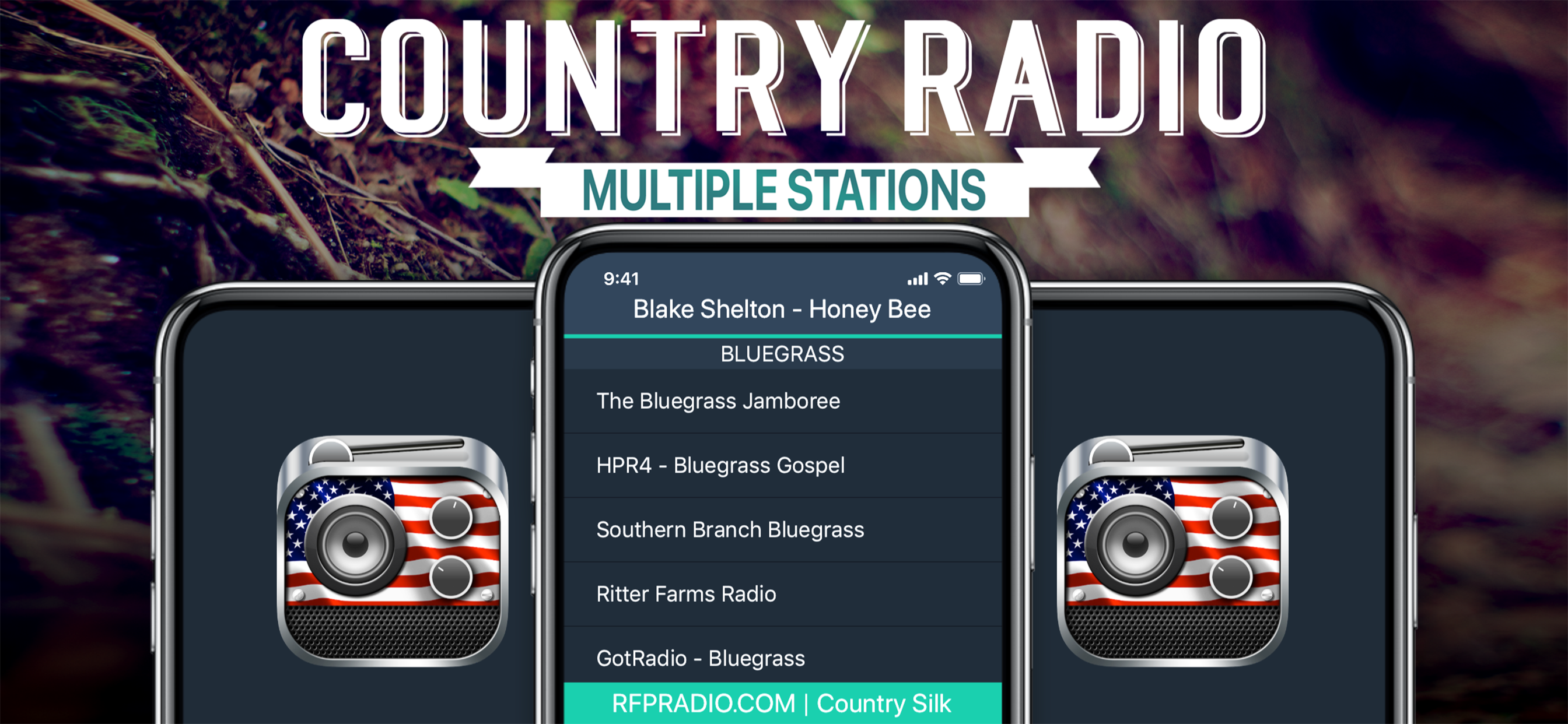 Country Radio: Streaming Music