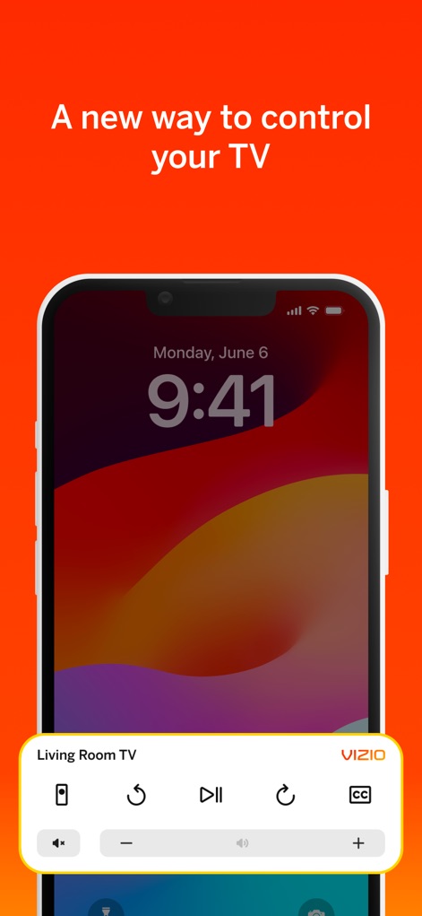 VIZIO | WatchFree+ - L'application transforme le téléphone en une télécommande puissante, permettant aux utilisateurs d'ajuster le volume et de gérer les contrôles de lecture avec une grande précision.