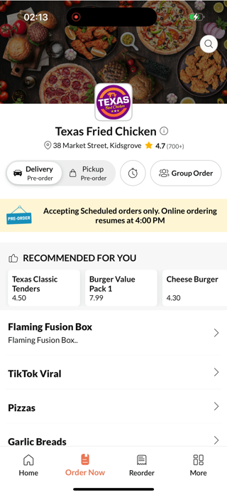 Texas Fried Chicken Screenshot 2 of 4