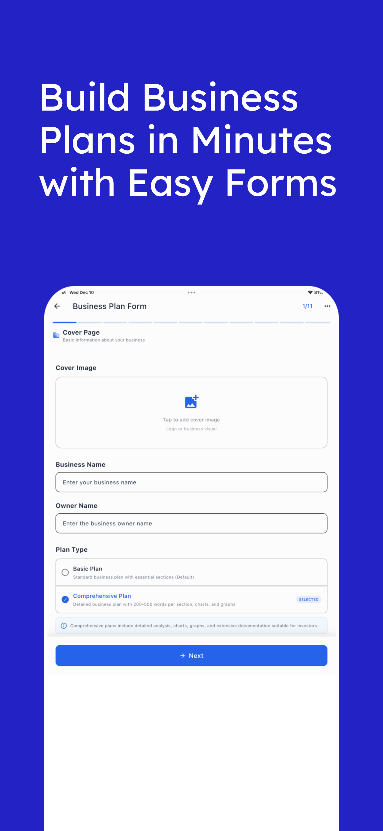 Business Plan AI & Card Maker screenshot 5