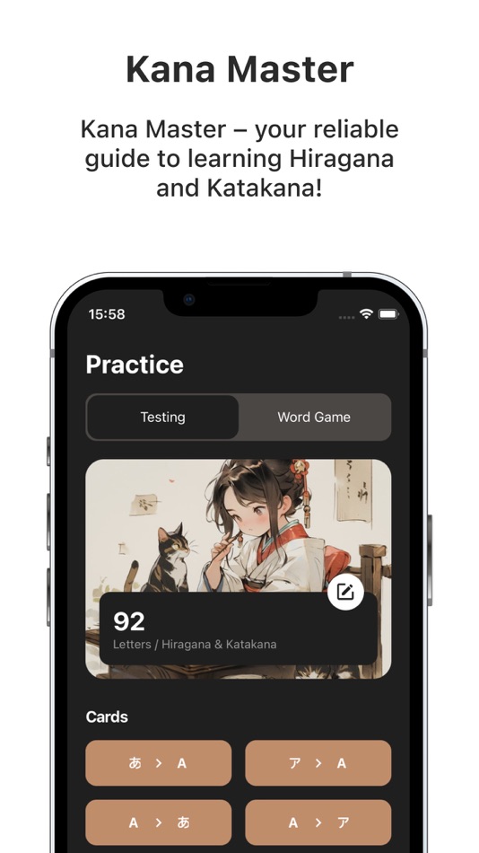 #1. Nihon Master & Learn Japanese (iOS) Podle: Nikita Khvatov