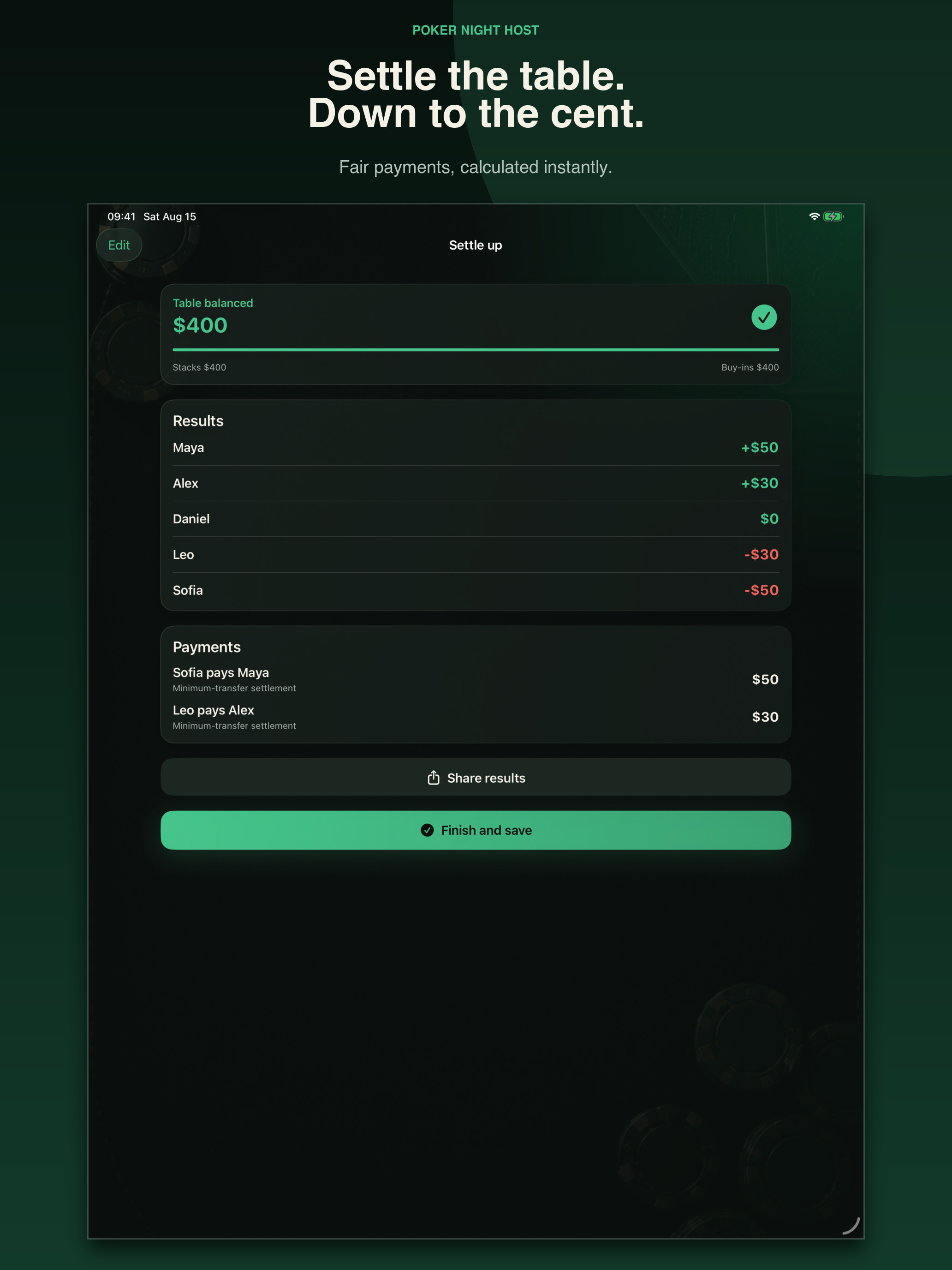 Poker Night Host: Cash Game screenshot 11