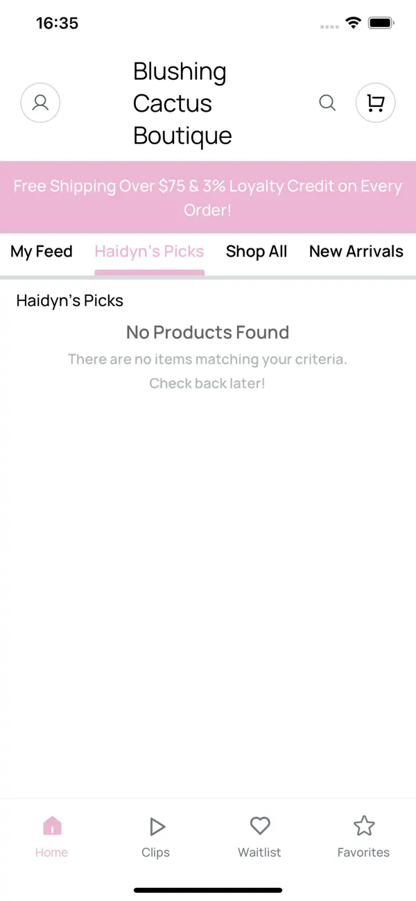 Screenshot #1 pour Blushing Cactus Boutique