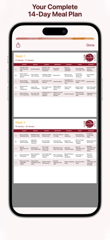 AI Meal Planner: Weekly Menu Screenshot 1 of 8