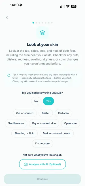 AskMyFeet screenshot 2