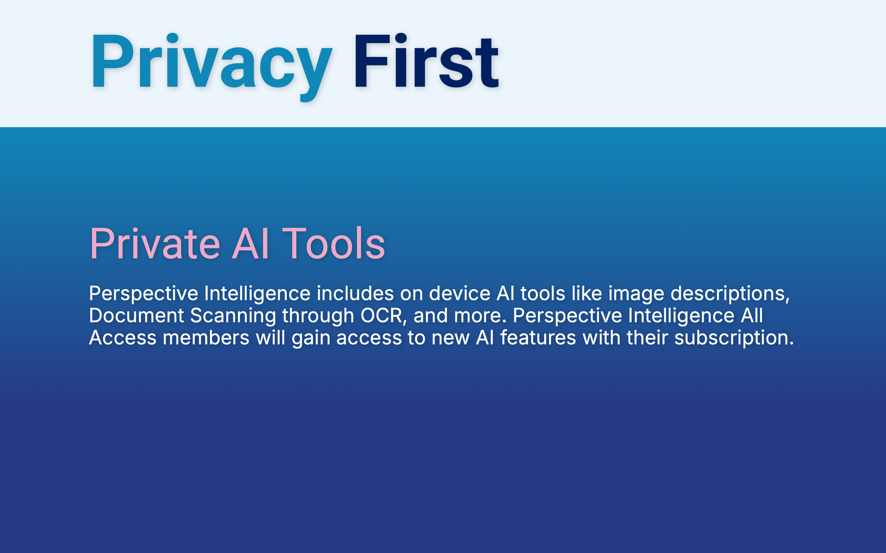 Perspective Intelligence Mac screenshot 5