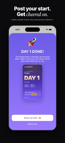 Squad75: 75 Day Challenge Screenshot 2 of 4