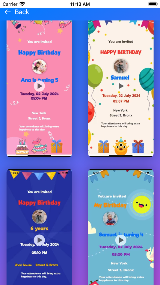 #1. Birthday Invitation Maker ! (iOS) 由: tatyana alexandra giraldo monsalve