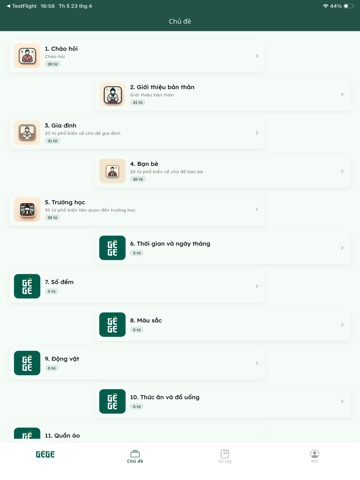 GēGe – Hanzi Learning iPad screenshot
