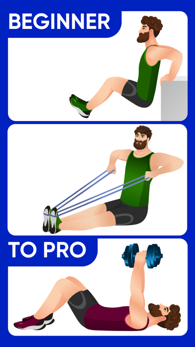 Workout for Men · Fit & Strong Screenshot