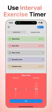 Interval Exercise Timer ™ screenshot 1