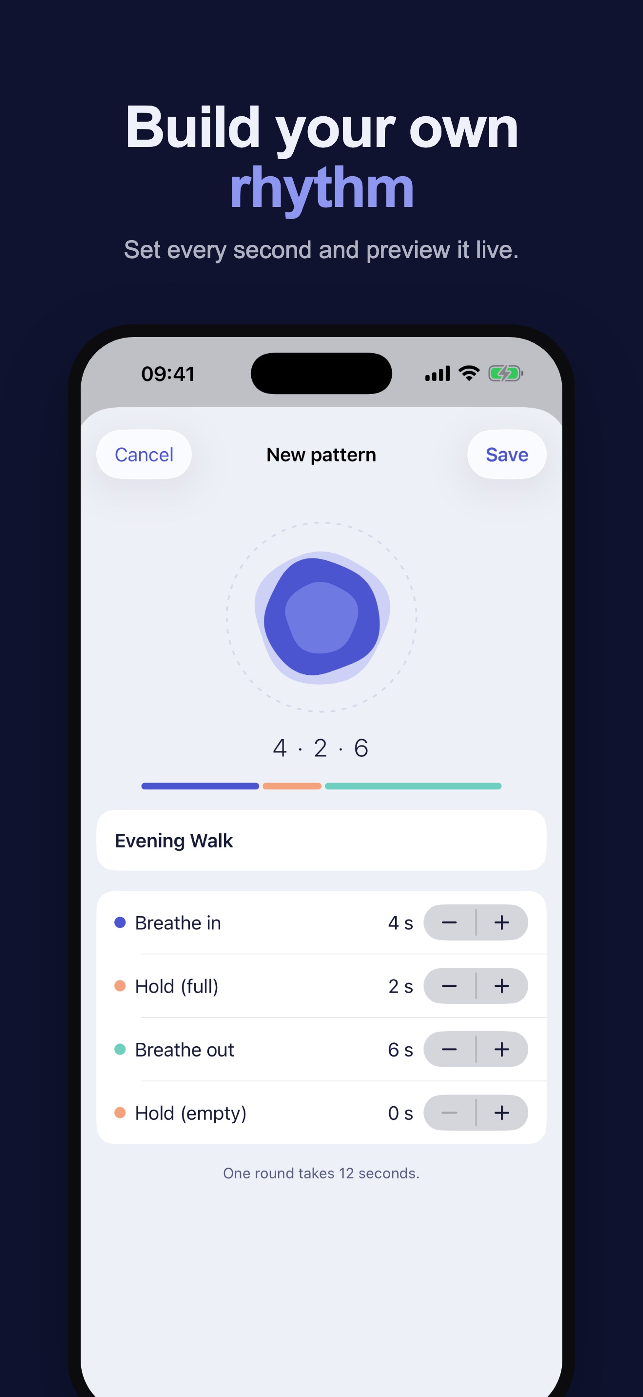 Screenshot 3 of Breathova: Breathwork & Calm