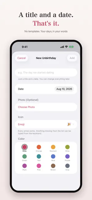 Unbirthday: Baby Days Counter screenshot 4