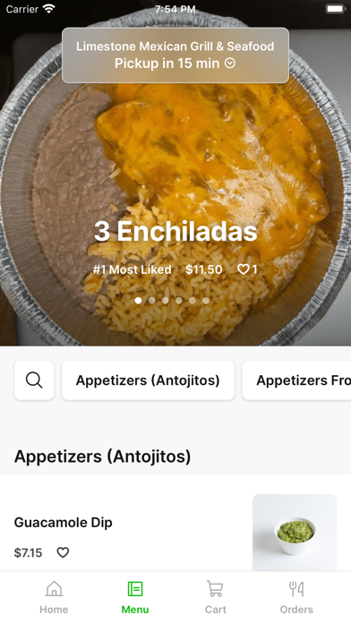 App screenshot