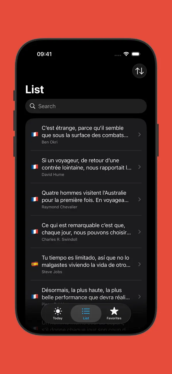 Screenshot #3 pour Aphorisme du jour