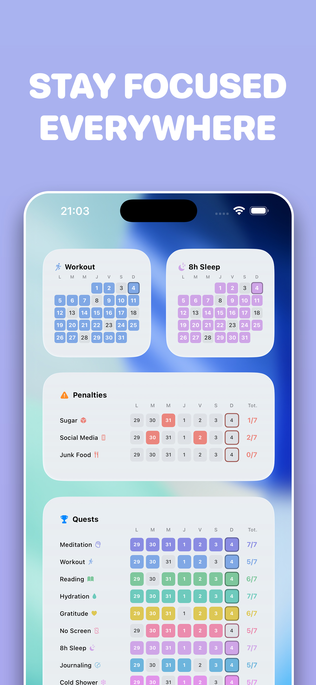 Hecto: Gamified Habit Tracker screenshot 3