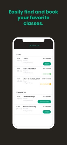 Domain Fitness and Performance screenshot