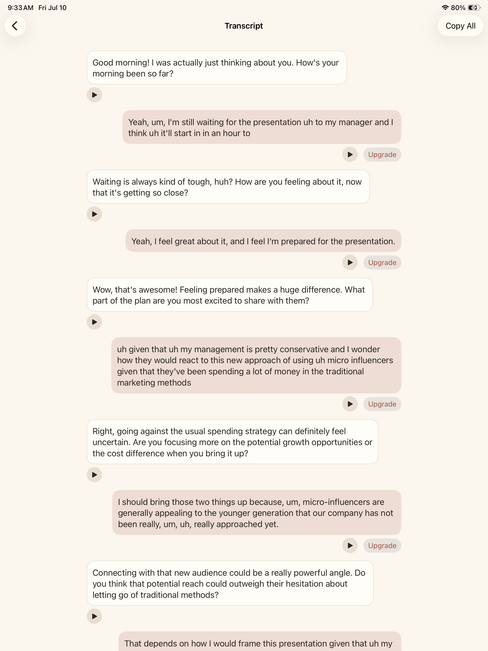 Talk to Samantha screenshot 11
