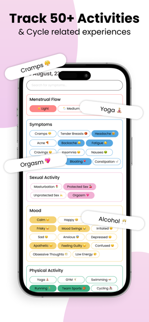 ‎Period Tracker & Cycle Syncing Screenshot