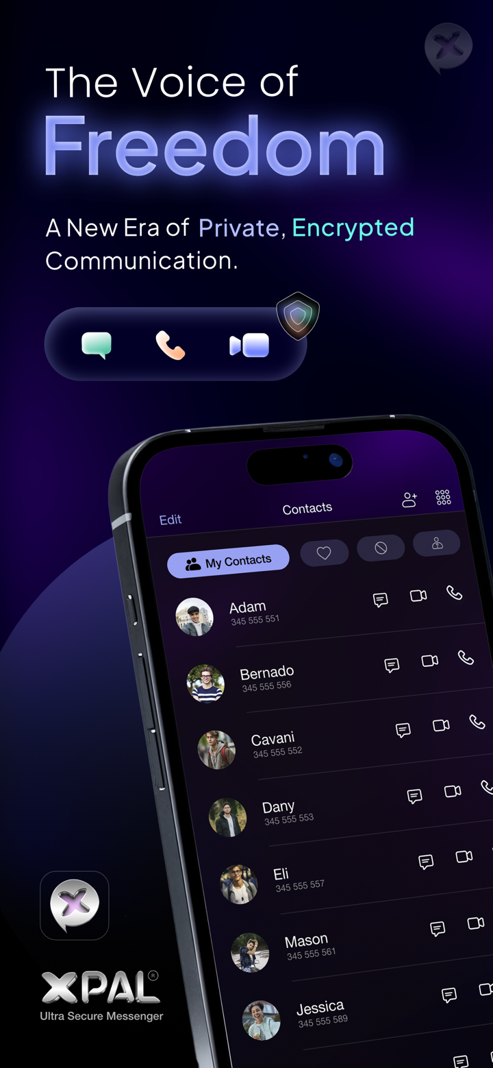 xPal Ultra Secure Messenger screenshot 1