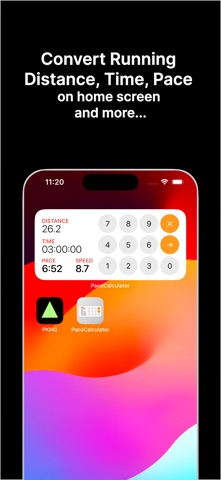 Pace Converter Widget screenshot