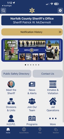 Norfolk County Sheriff MA Screenshot 1 of 3