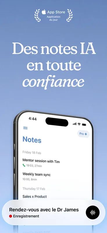 Cue - IA pour réunions screenshot 1 of 8