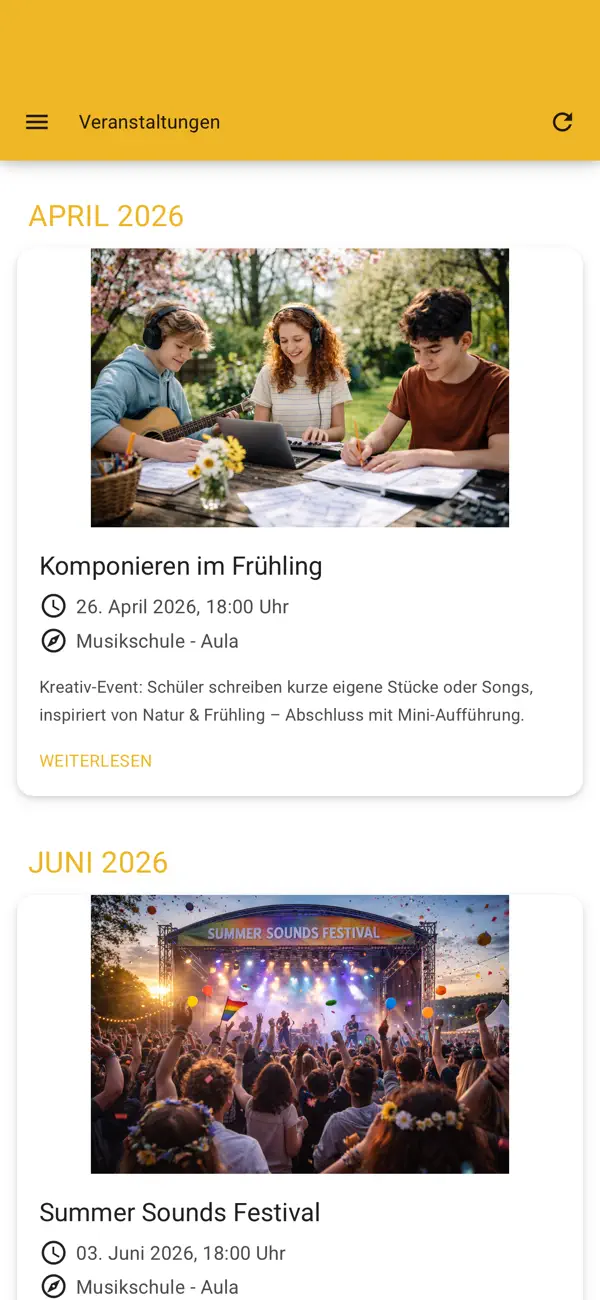 Screenshot #3 pour Musikschule Unteres Remstal