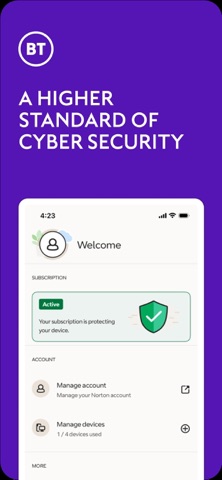 BT Cyber Threat Protect iPhone screenshot