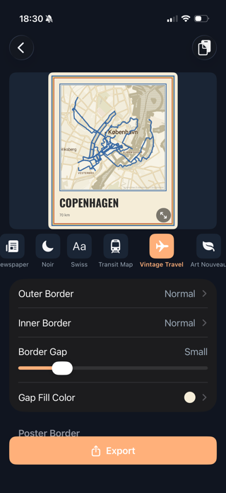 StepMaps - Walk & Route Maps Screenshot 5 of 7