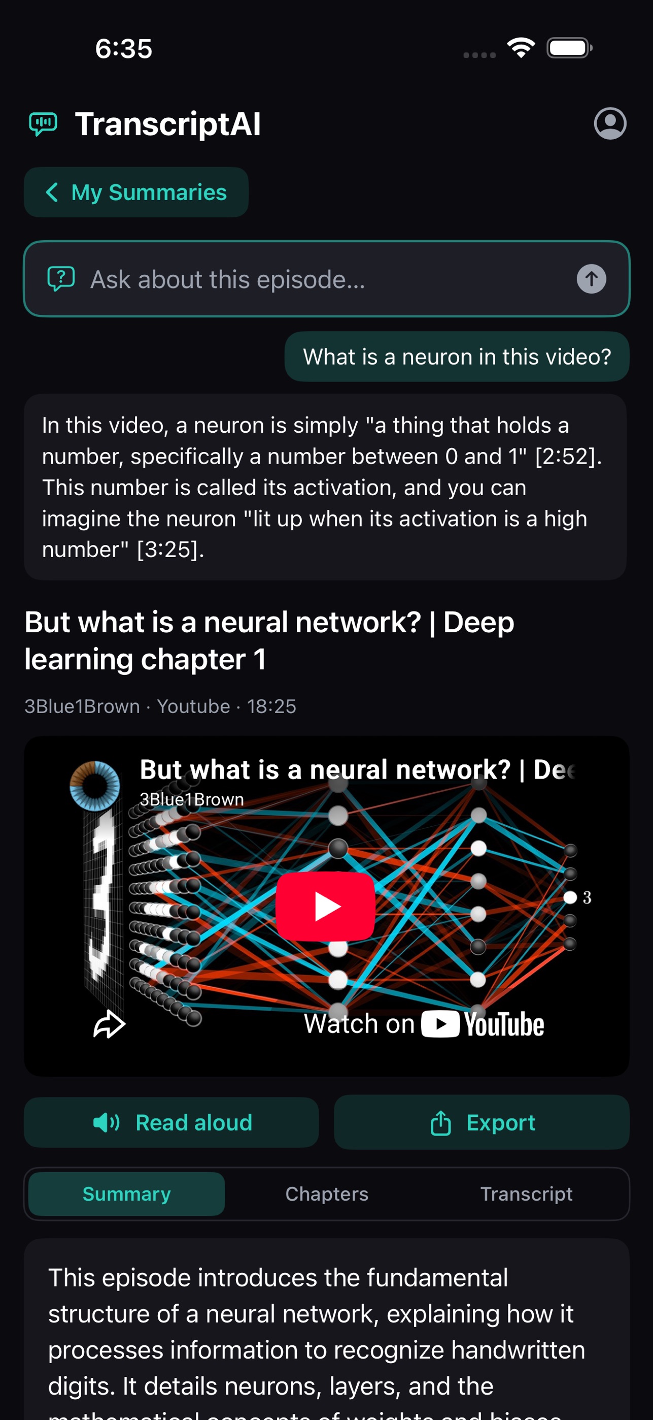 Screenshot 2 of PodcastsAI